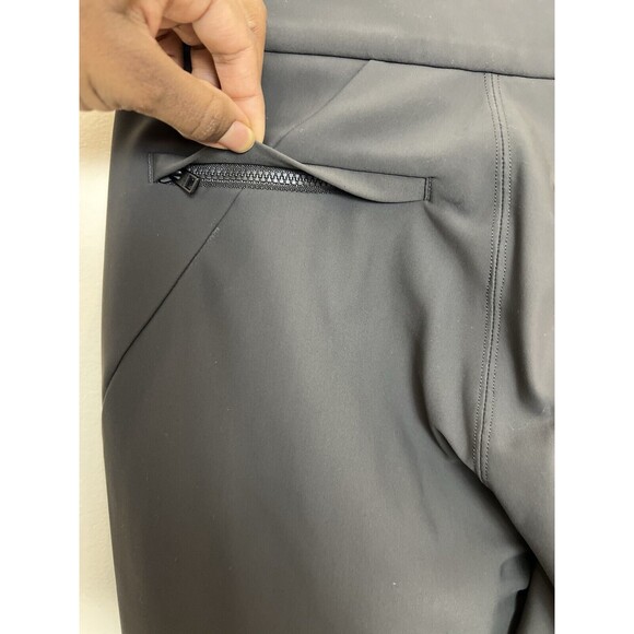 Athleta Pants Womens 2 Stellar Green Gray Flare Trouser Mid-Rise Fitted L - Picture 14 of 16